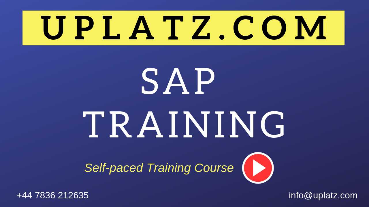SAP FICO, MM, SD, WM, BPC, SF, HCM course and certification