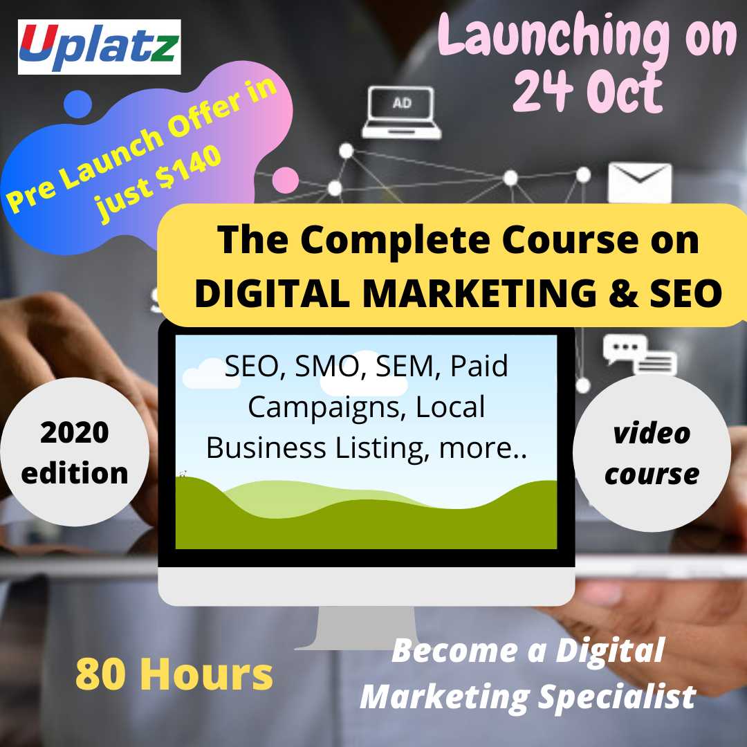 Complete Digital Marketing & SEO Course course and certification