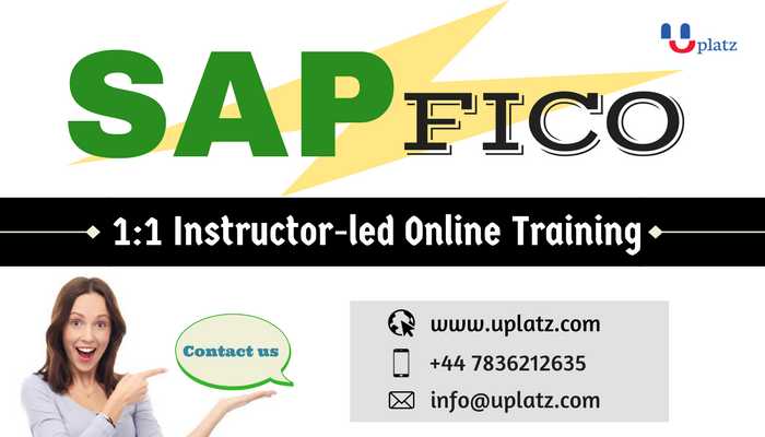 SAP FICO LEVEL 1 TRAINING course and certification