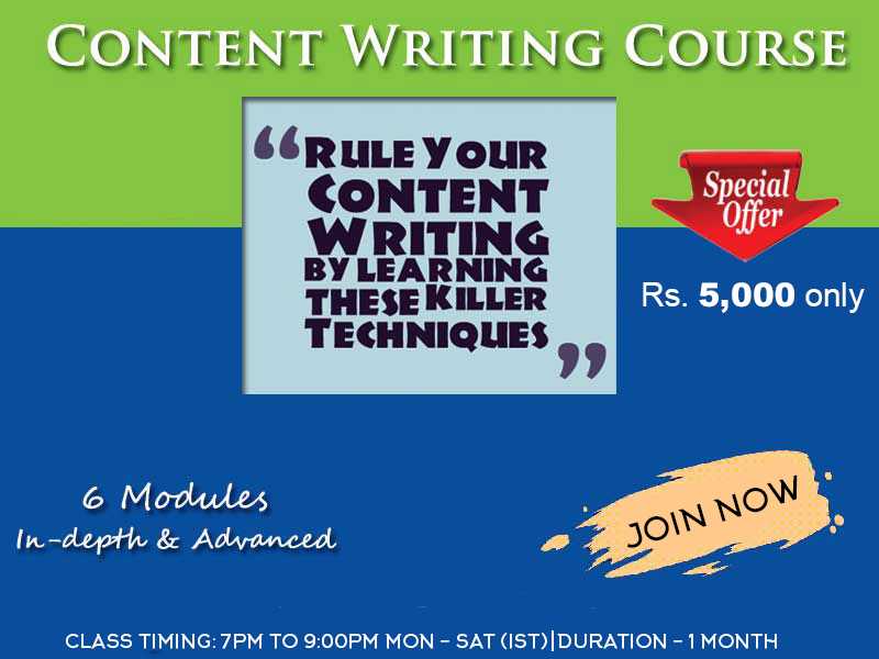 Content Writing Course | Beginner to Expert course and certification