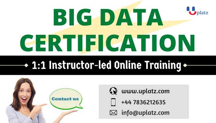 Big Data Certification course and certification