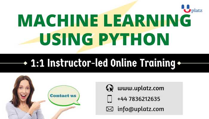 Machine Learning using Python course and certification