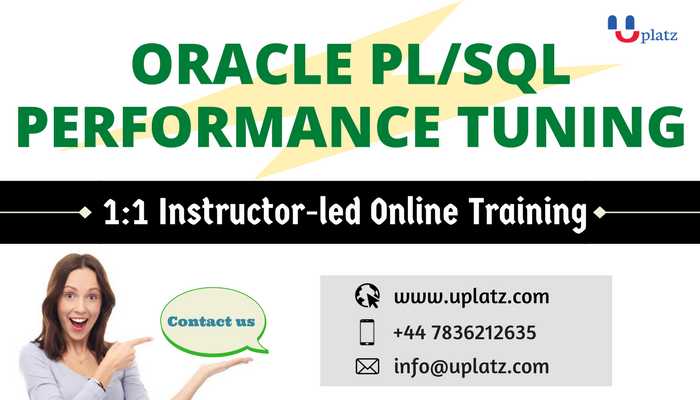 Oracle PL-SQL Performance Tuning course and certification