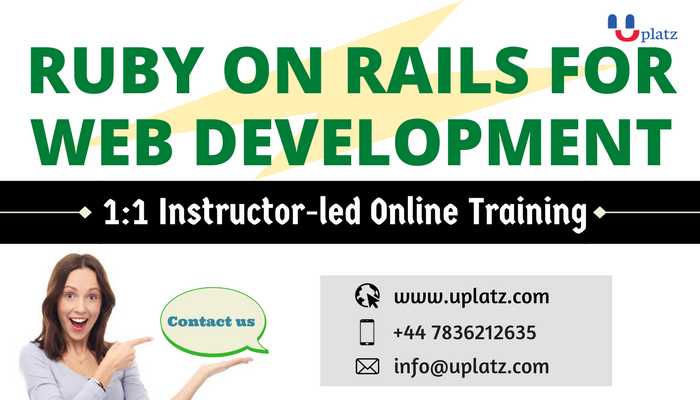 Ruby On Rails For Web Development course and certification