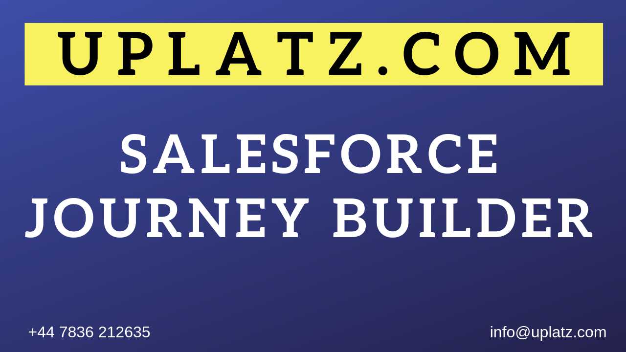 Salesforce Journey Builder course and certification
