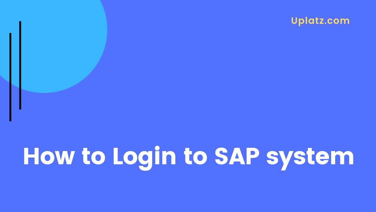 Video: How to Login to SAP system?