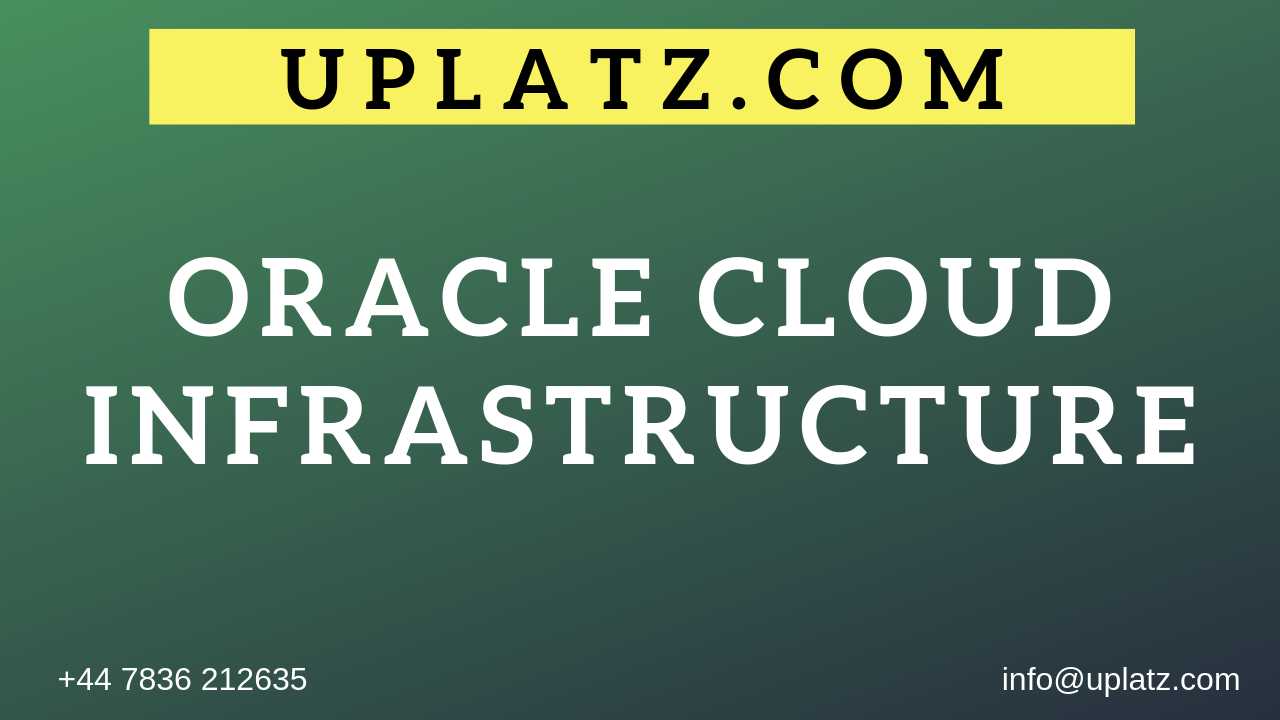Oracle Cloud Infrastructure Training course and certification