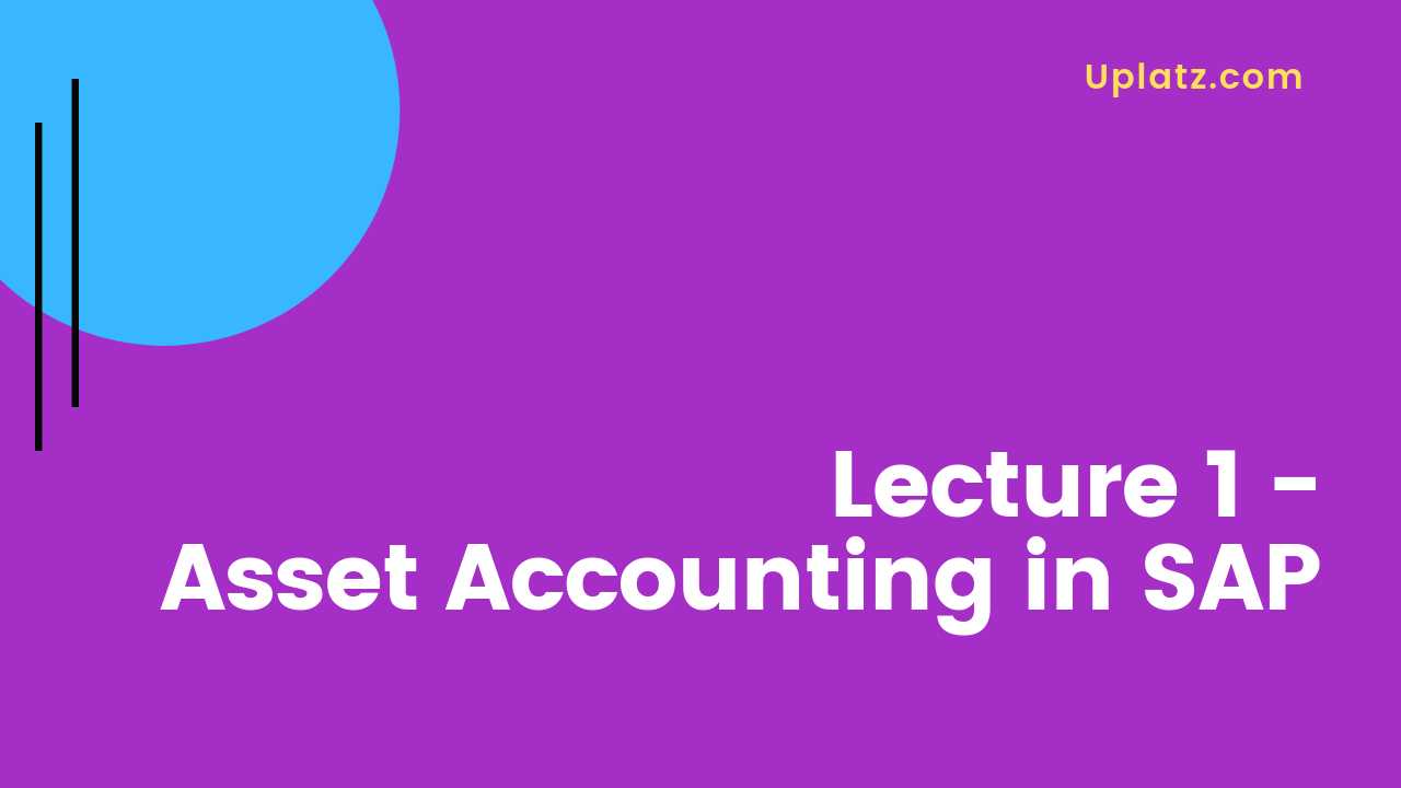 Video: Asset Accounting in SAP - all lectures