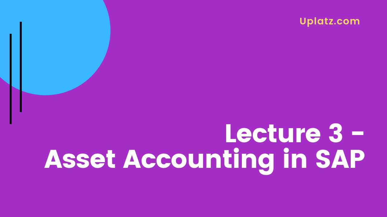 Video: Asset Accounting in SAP - all lectures