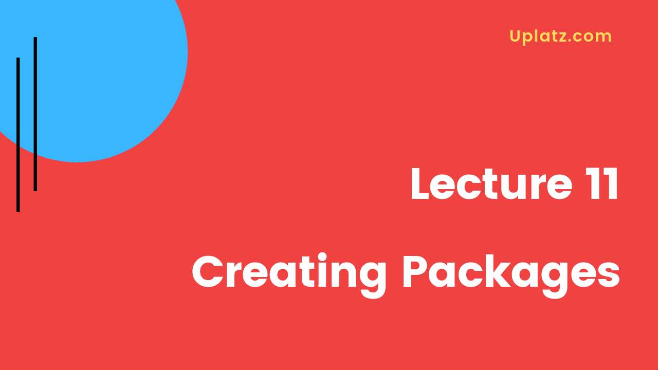 Video: Creating Packages