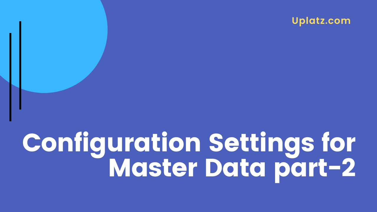 Video: Master Data in PP