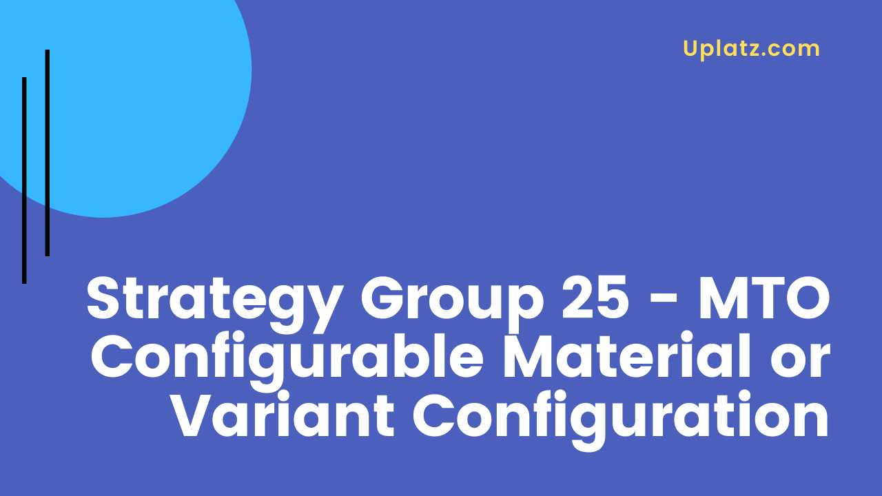 Video: Strategy Group for MTS and MTO