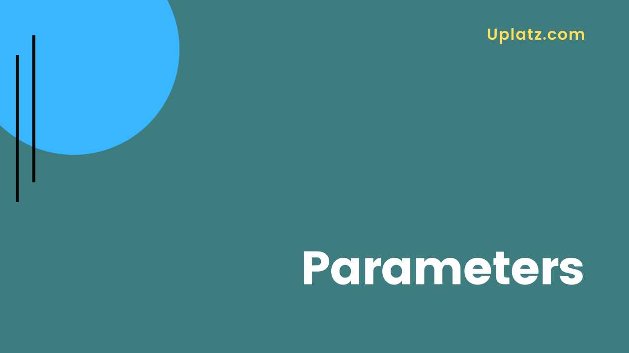 Video: Parameters