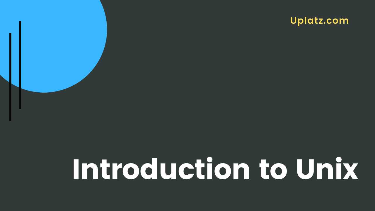Video: Introduction to Unix