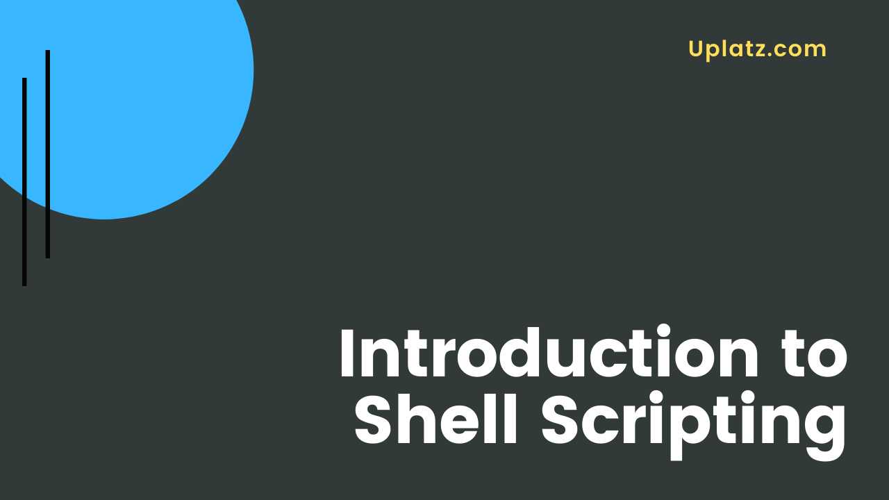 Video: Introduction to Shell Scripting