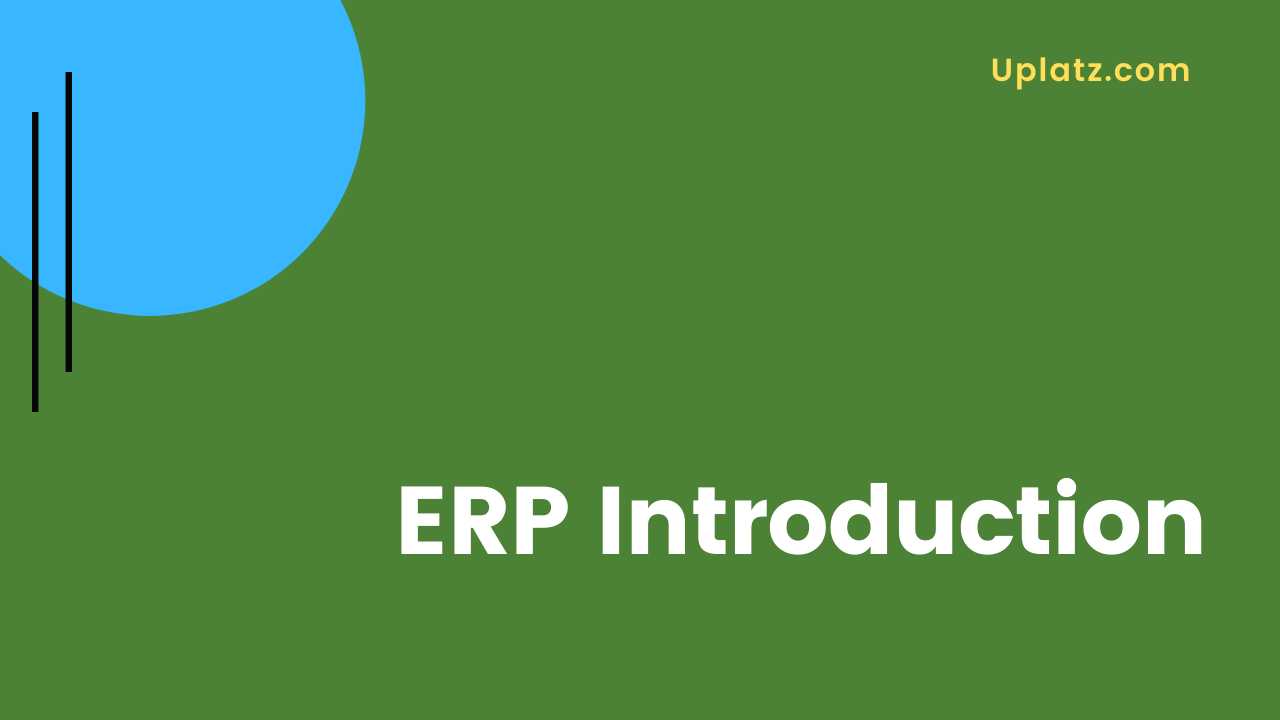 Video: ERP & SAP in a nutshell
