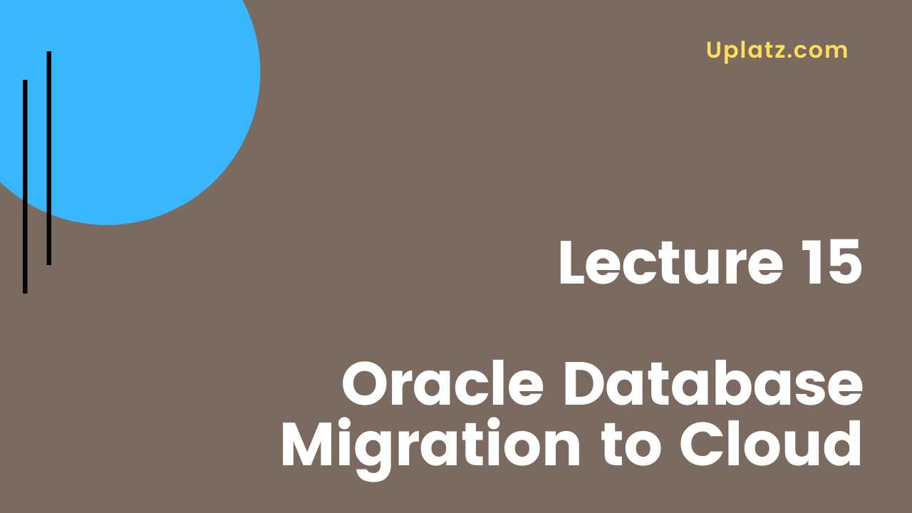 Video: Oracle Database Migration to Cloud