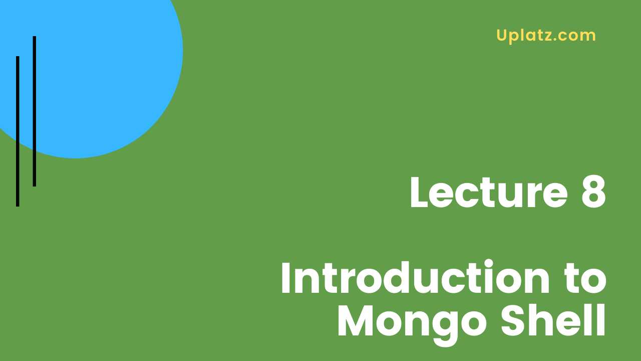 Video: Introduction to mongo Shell