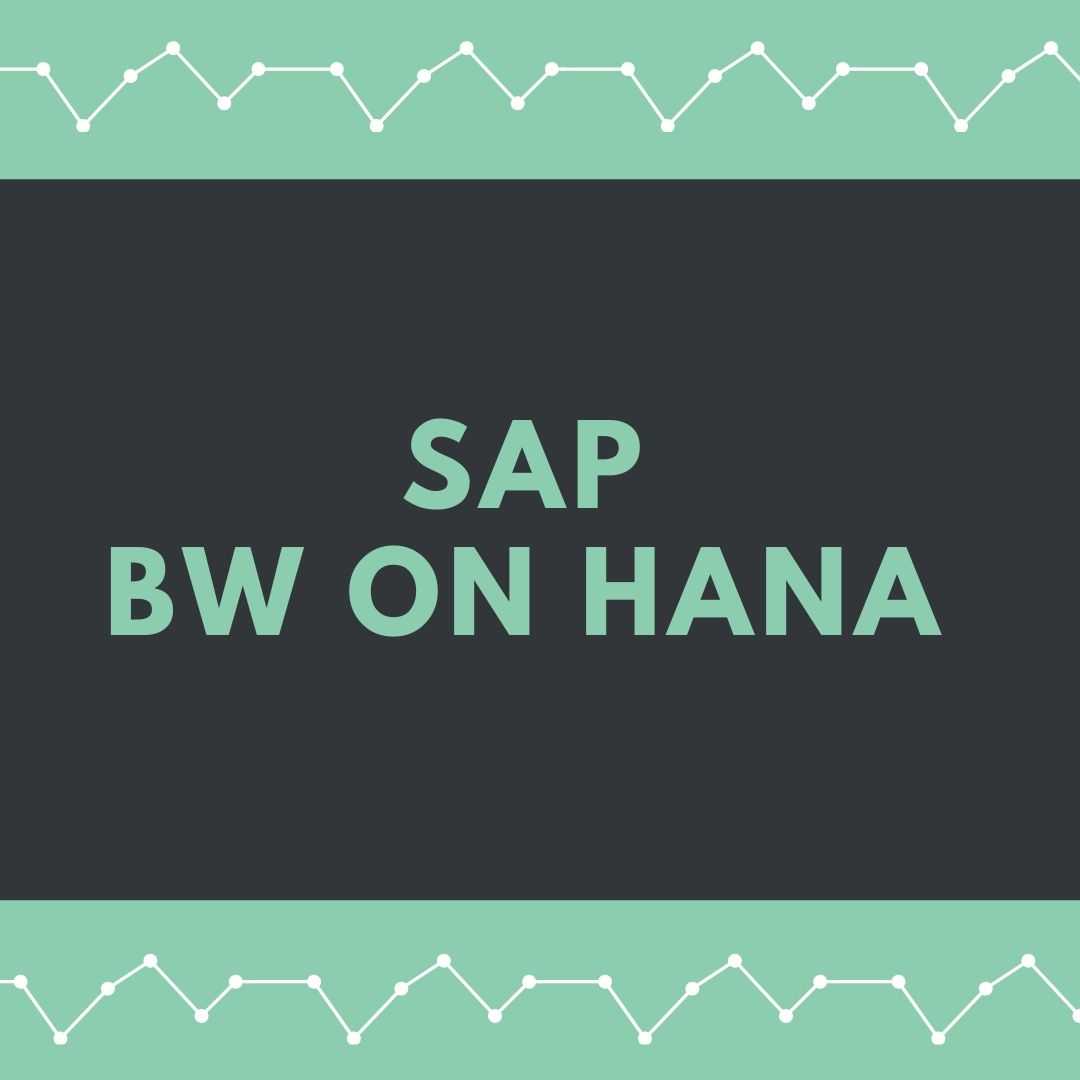 SAP BW on HANA Training course and certification