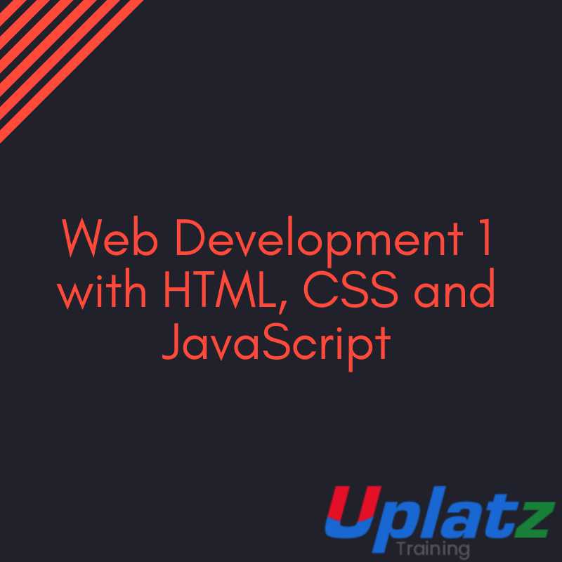 Web Development 1 with HTML, CSS and JavaScript course and certification