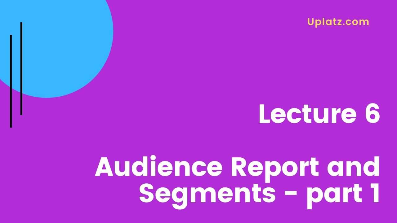 Video: Audience Report