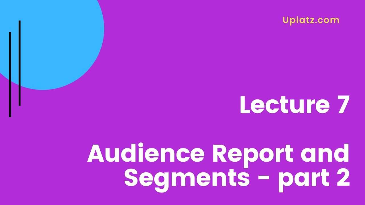 Video: Audience Report