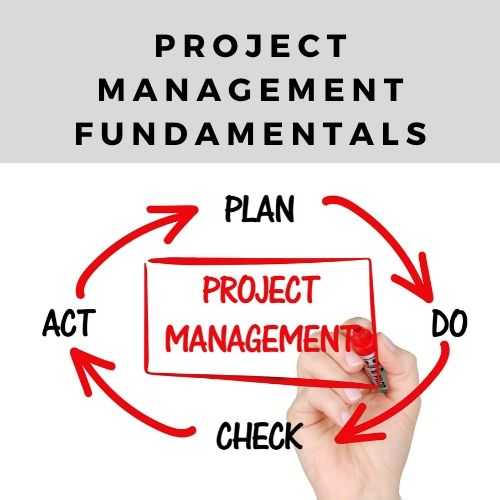 Project Management Fundamentals course and certification