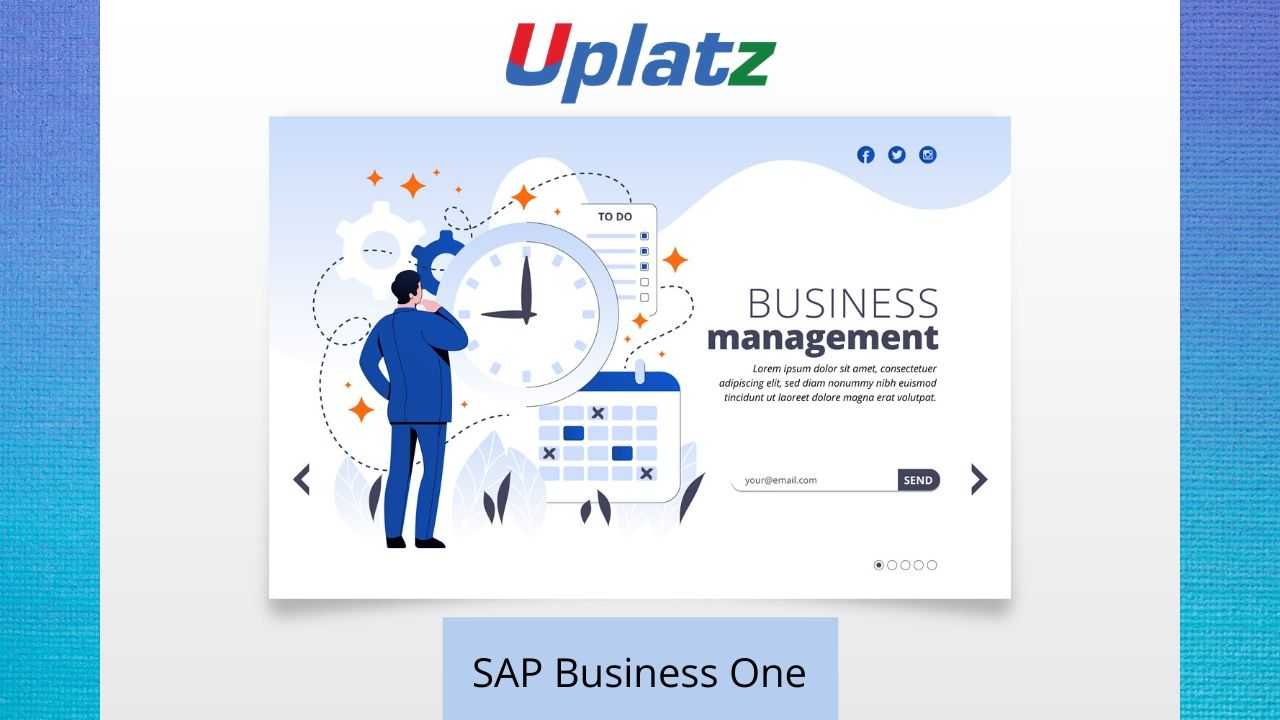 SAP Business One course and certification