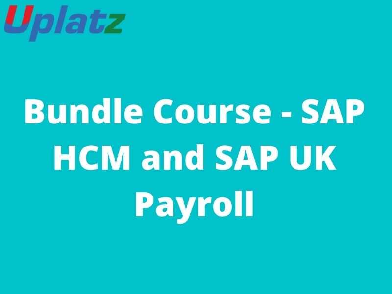  Bundle Course - SAP HCM and SAP UK Payroll course and certification