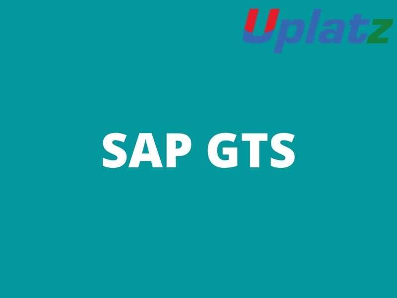 SAP GTS course and certification