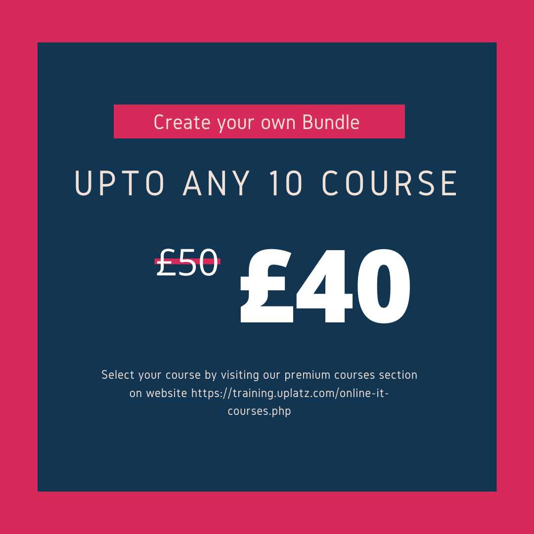 Custom Bundle - Any 10 video courses course and certification