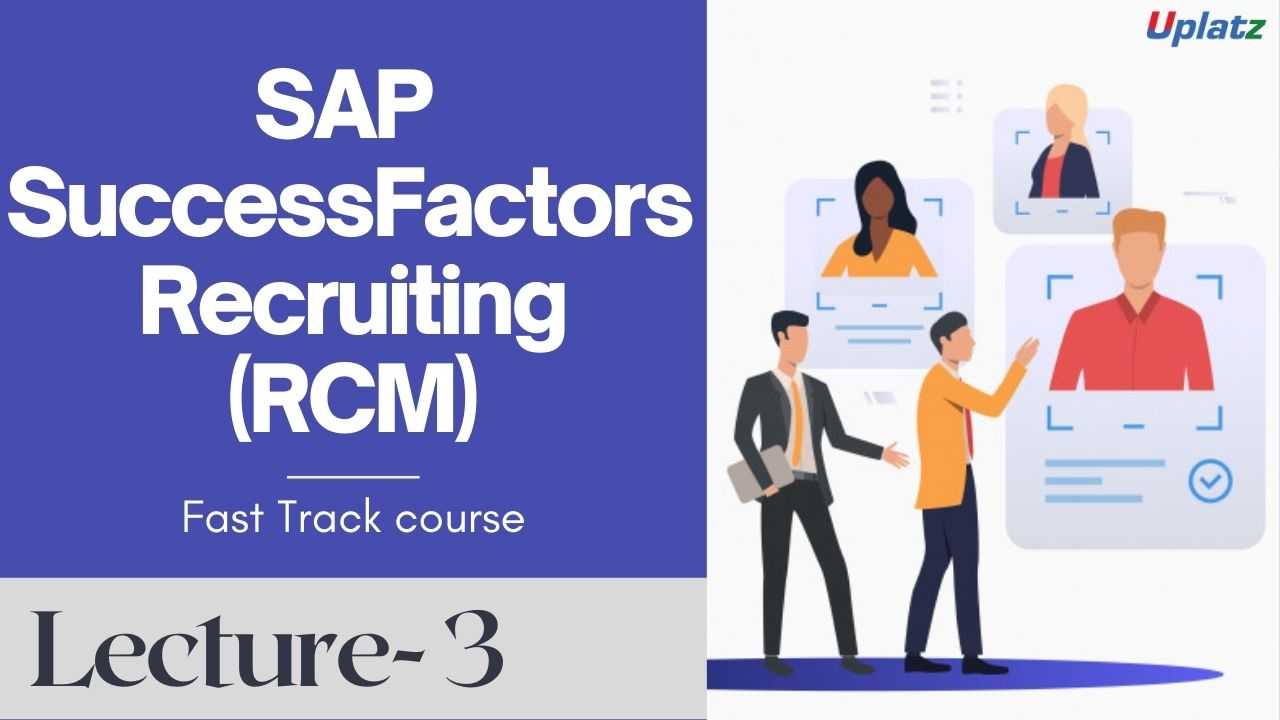 Video: SAP SuccessFactors RCM (fast track) - all lectures