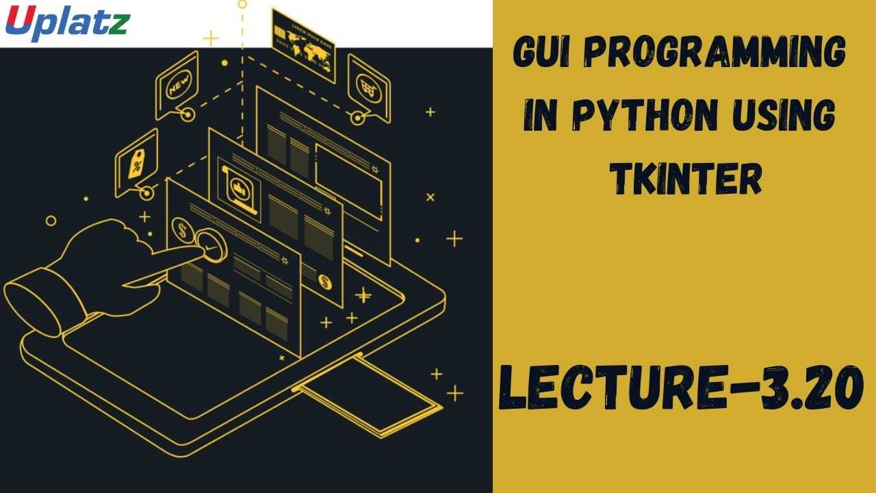 Video: GUI Programming in Python - all lectures
