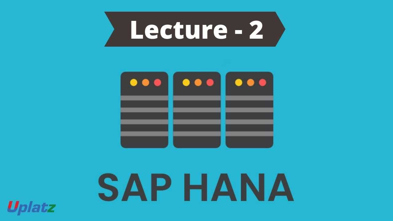 Video: SAP HANA overview - all lectures