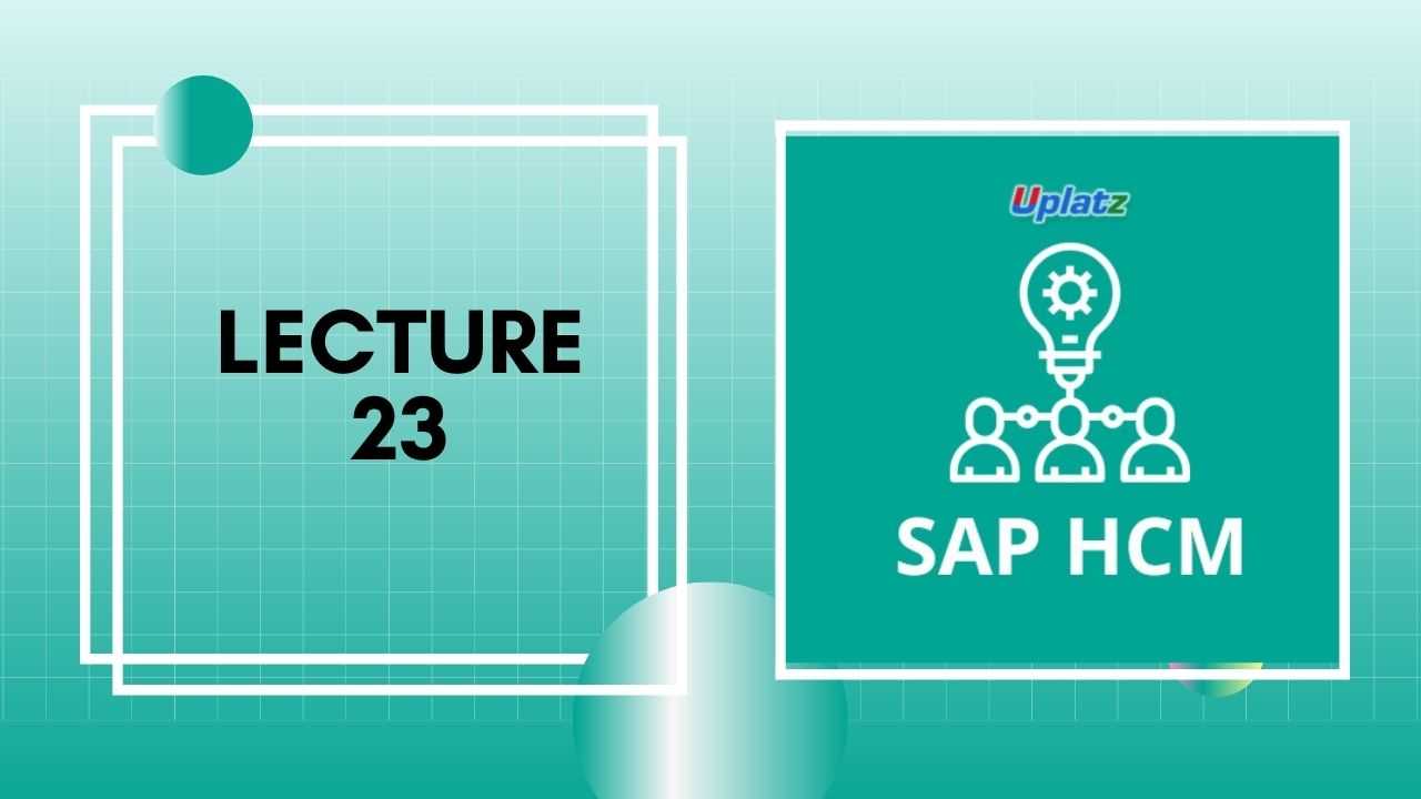 Video: SAP HCM - all lectures