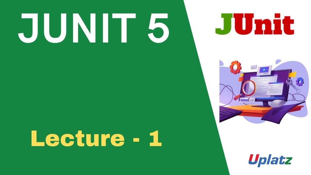 Video: JUnit 5 overview - all lectures