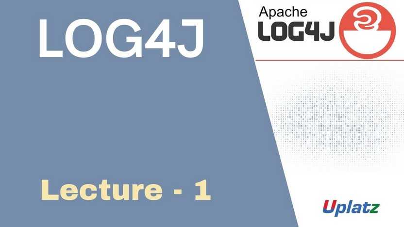 Video: Log4j overview - all lectures