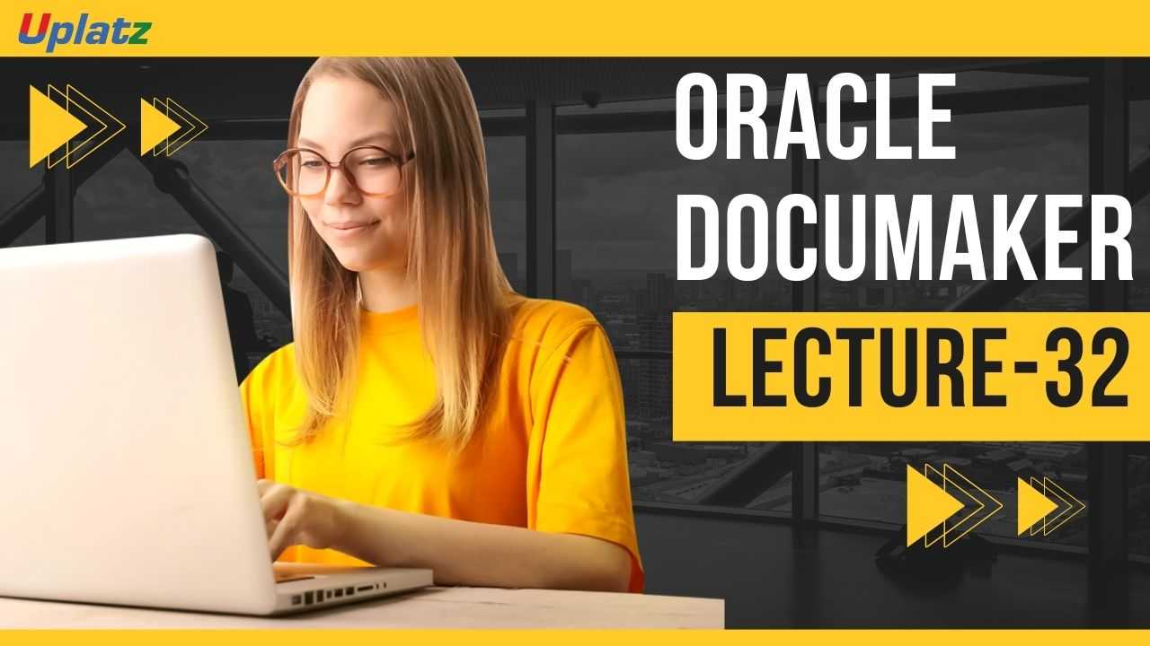 Video: Oracle Documaker - all Lectures