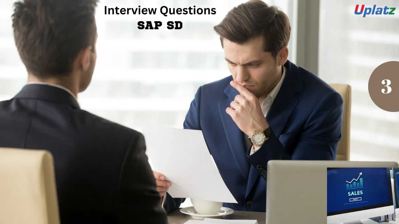Video: Interview Questions - SAP SD - all lectures