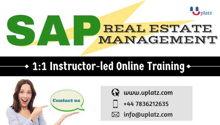 SAP Flexible RealEstate Management (REFX) Online Training course and certification