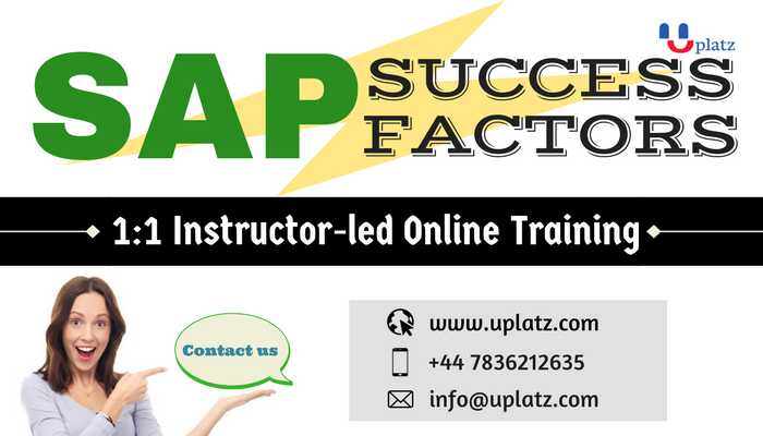 SAP SuccessFactors - Employee central course and certification