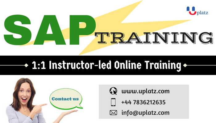 Corporate & Individual trainings in SAP course and certification