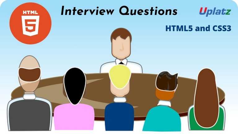 Interview Questions - HTML5 and CSS3