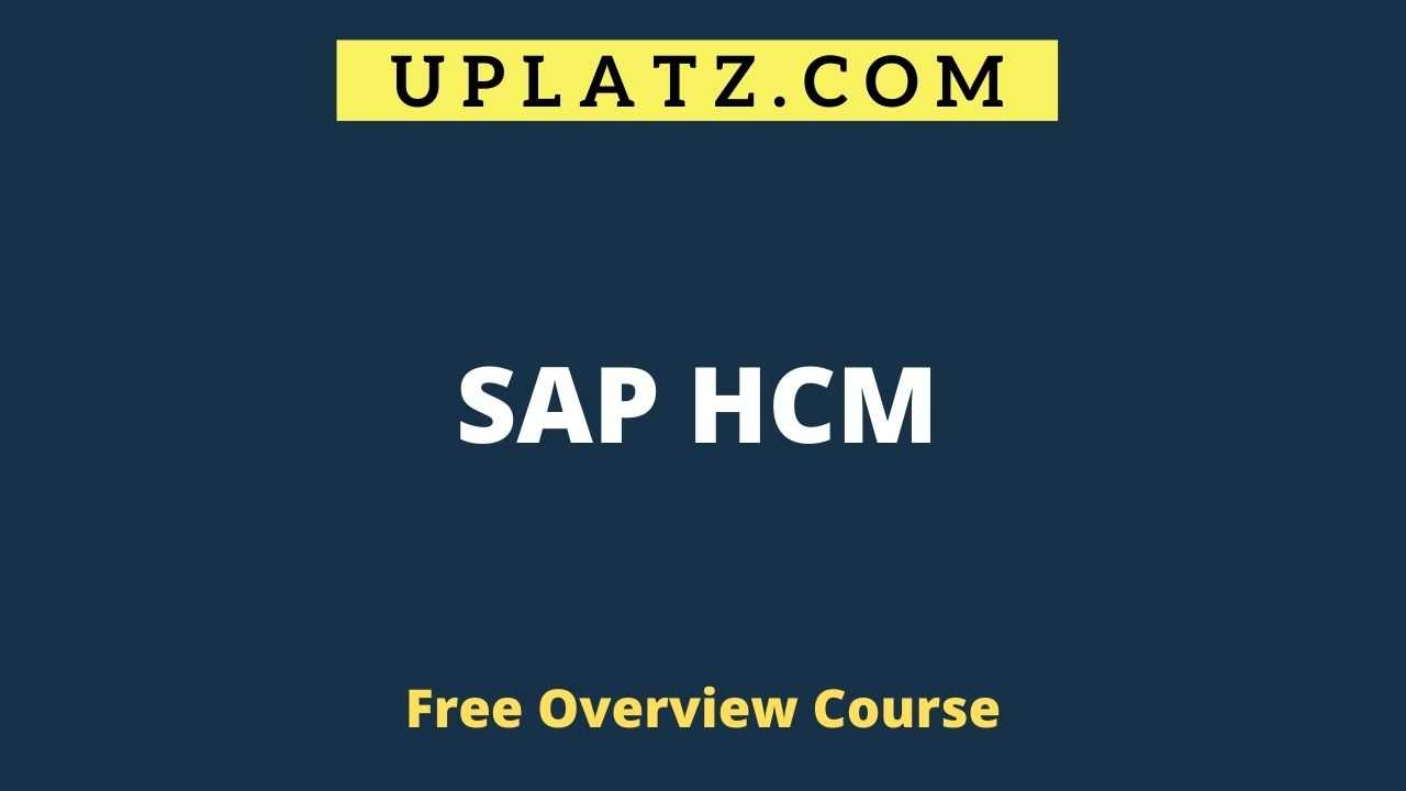 Overview Course - SAP HCM