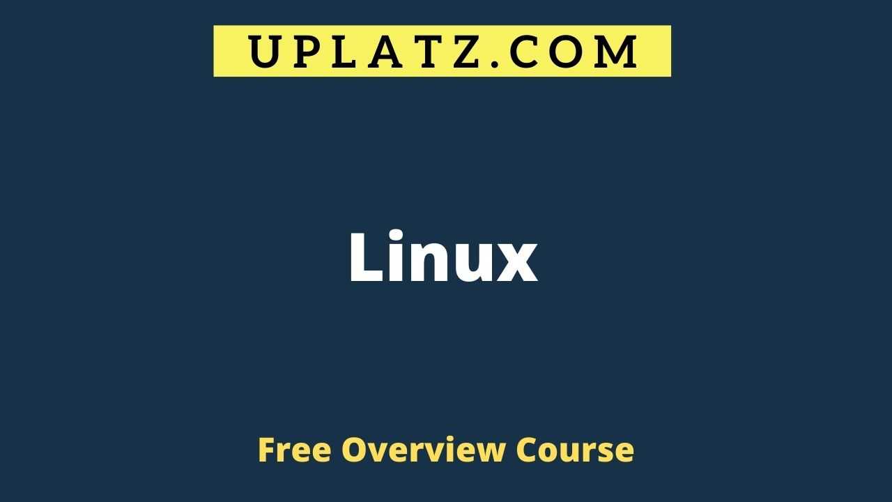 Overview Course - Linux