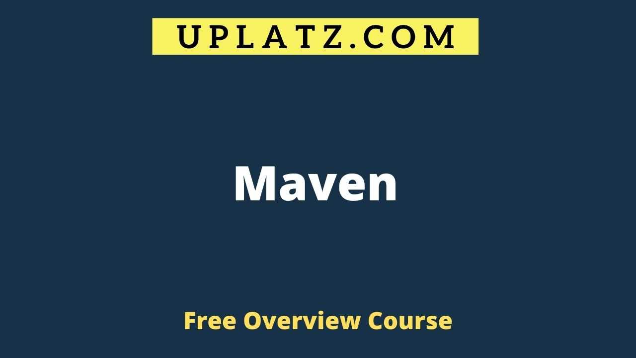 Overview Course - Maven