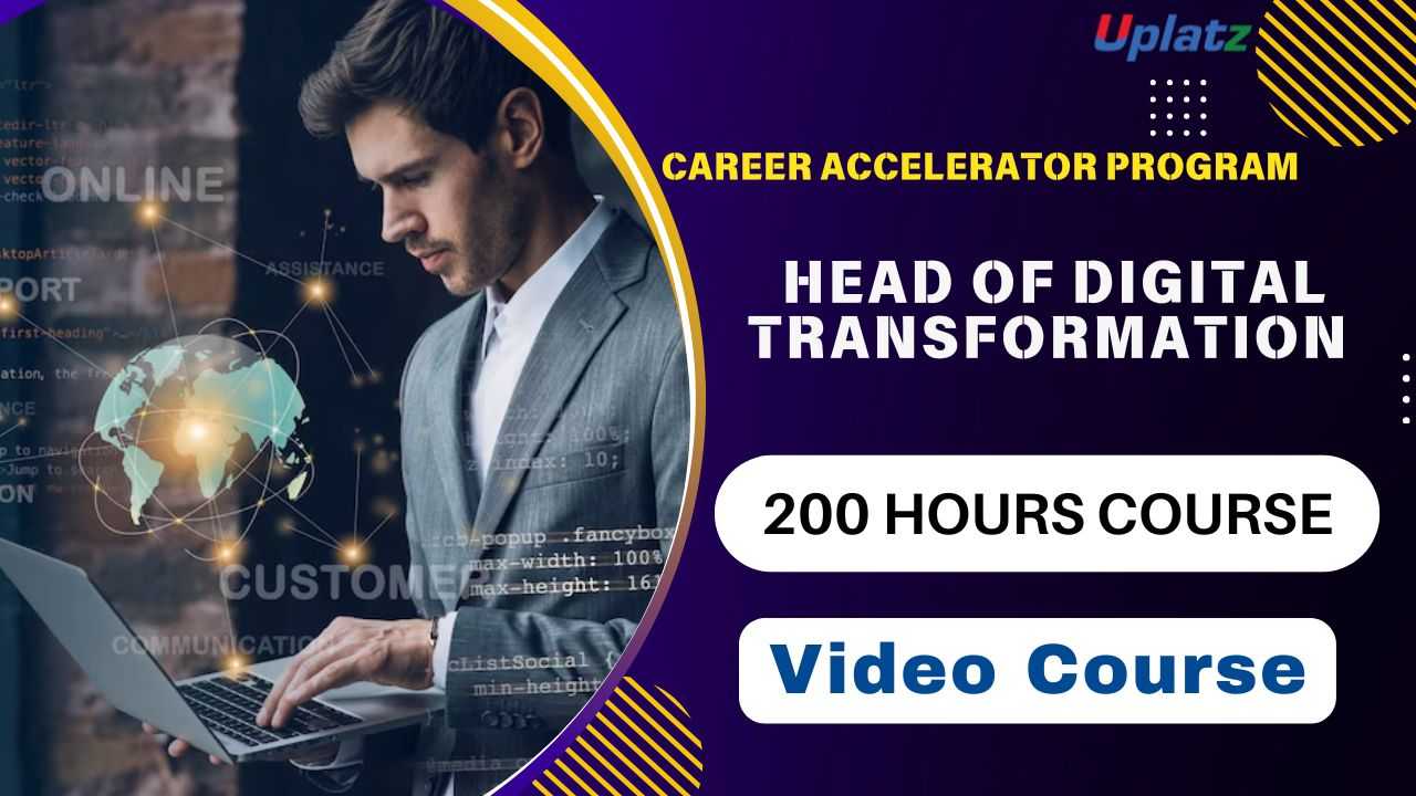 Career Accelerator - Head of Digital Transformation