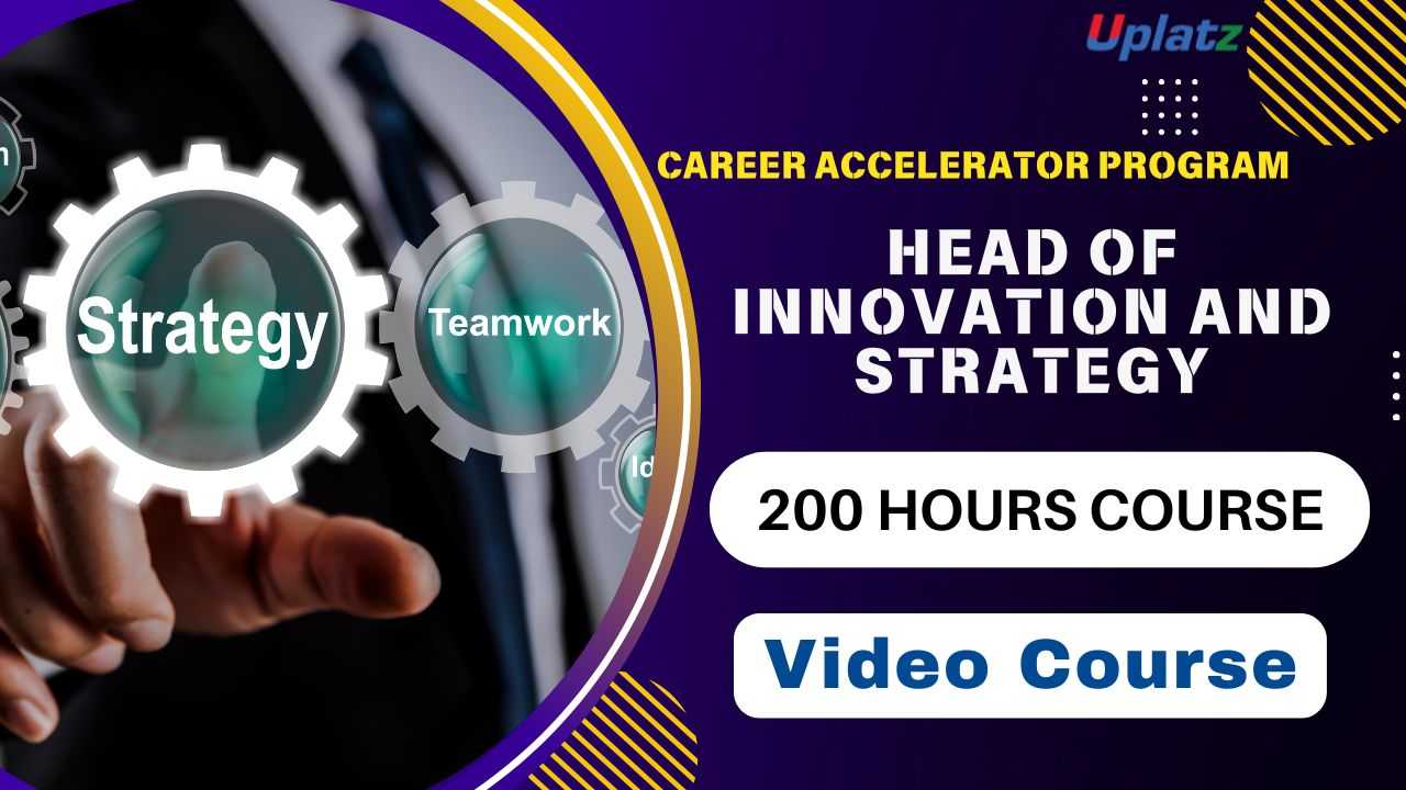 Career Accelerator - Head of Innovation and Strategy