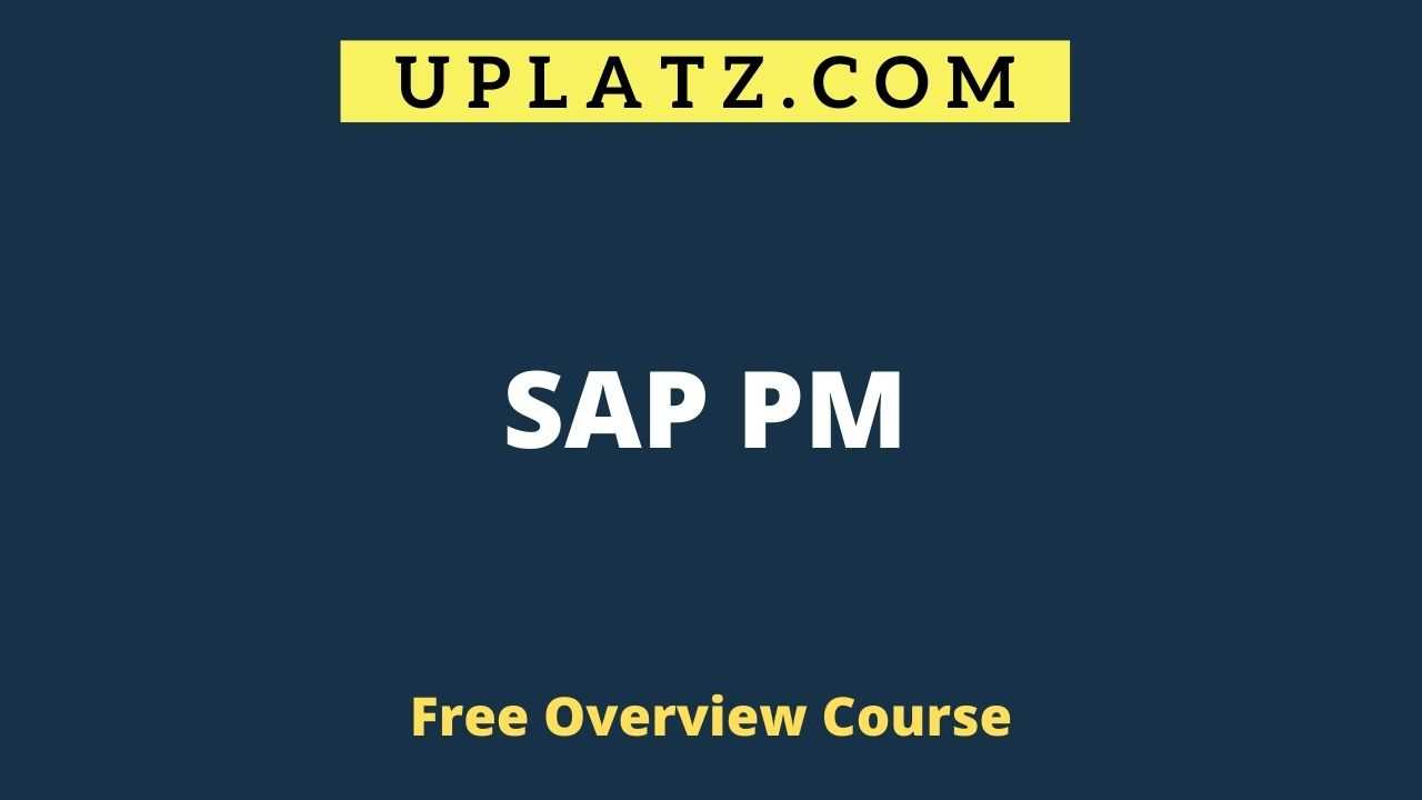 Overview Course - SAP PM