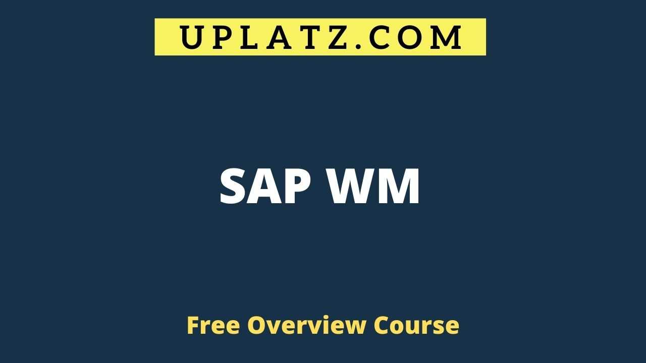 Overview Course - SAP WM